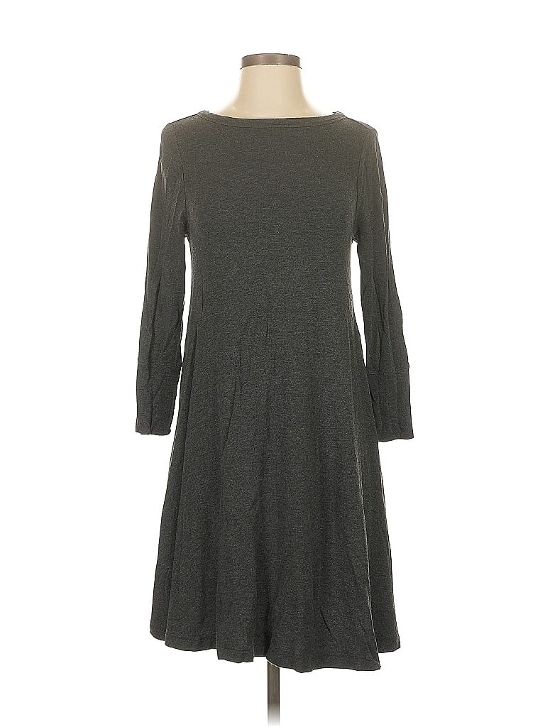 Pre-owned Lou & Grey Casual Dress In Gray