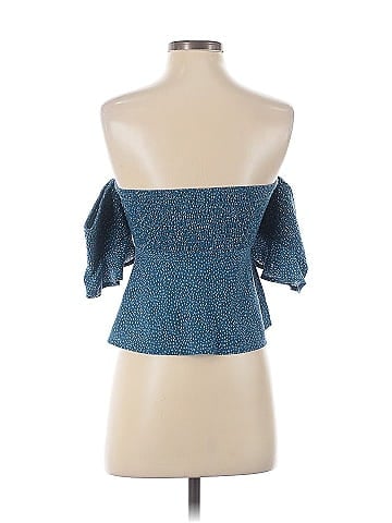 Express One Eleven Short Sleeve Blouse (view 2)