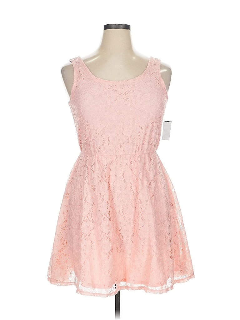 Derek Heart Cocktail Dress In Pink