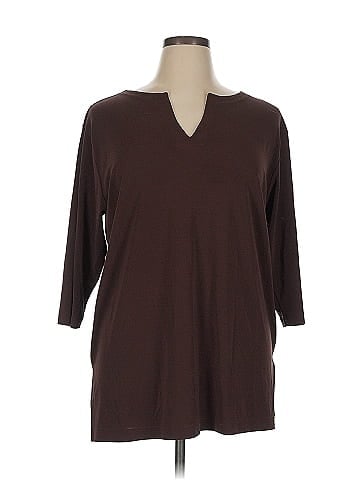Elisabeth by Liz Claiborne 3/4 Sleeve Top (view 1)