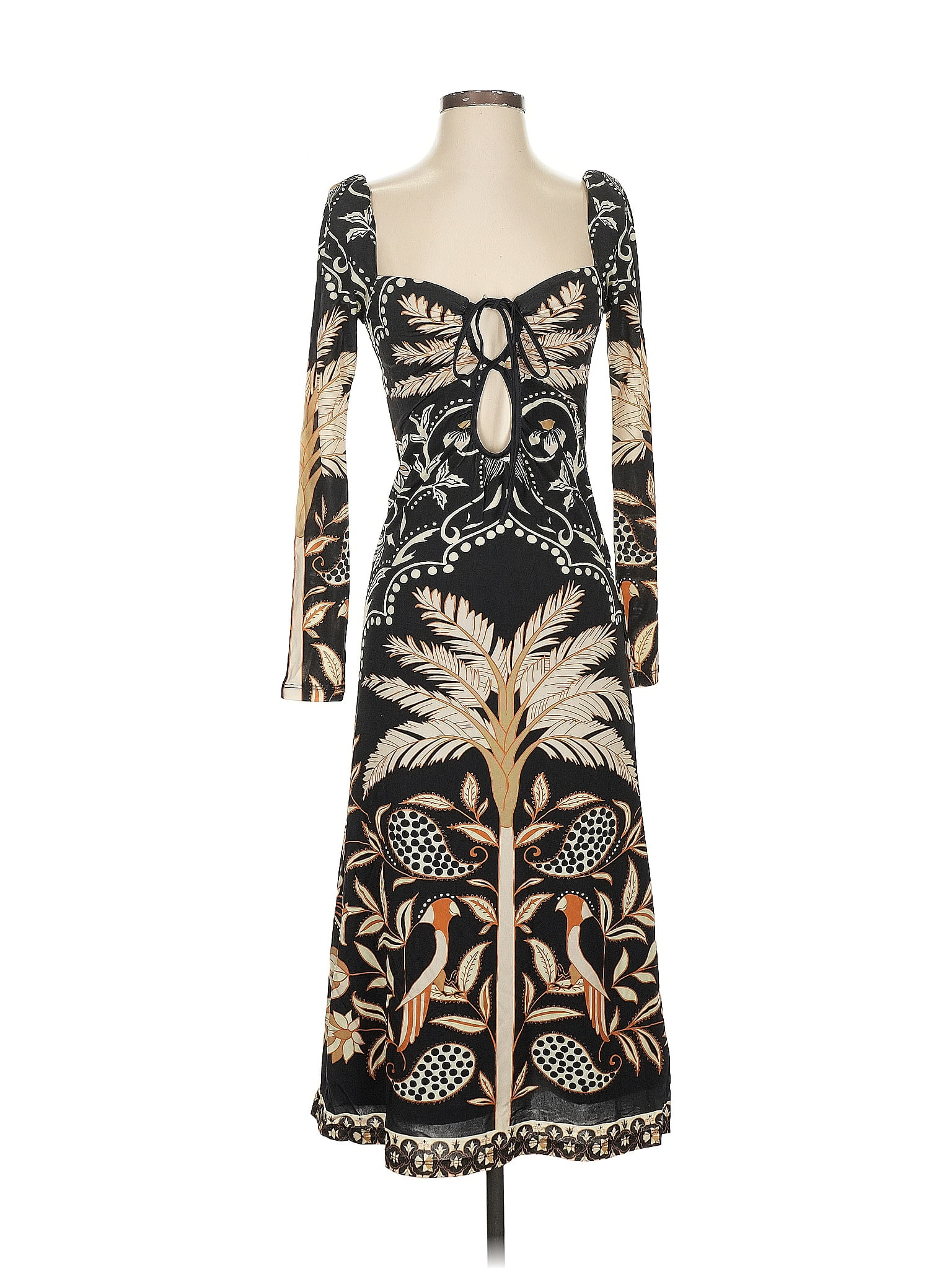 Johanna Ortiz Black Cocktail Dress Size 0