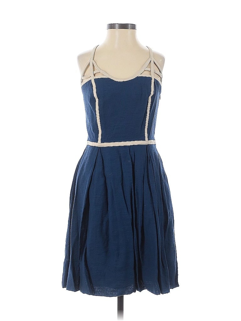 Pre-owned Jessica Simpson Cocktail Dress In Blue