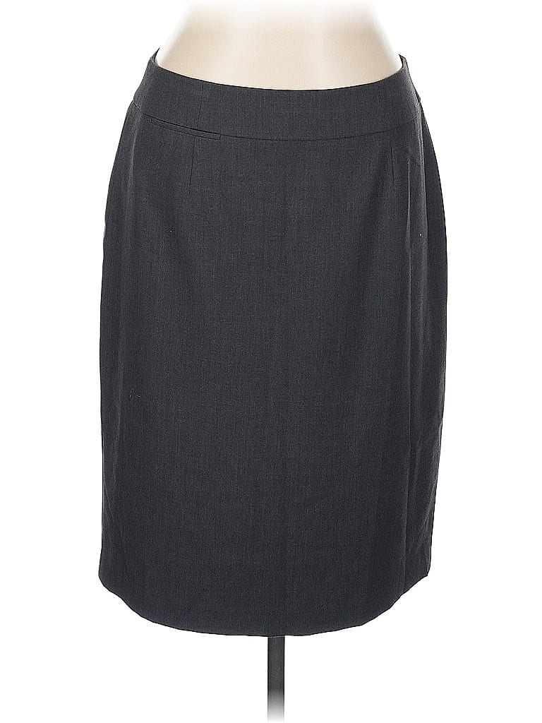 Pre-owned Calvin Klein Formal Skirt In Gray