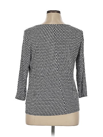 Dana Buchman 3/4 Sleeve Top (view 2)