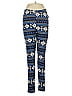 Just Cozy Print Blue Leggings Size M - photo 1