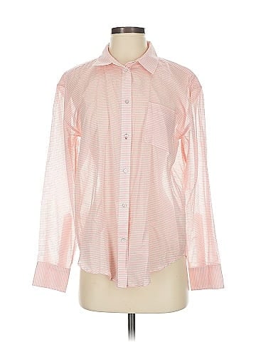 Elizabeth and James Long Sleeve Button-Down Shirt (view 1)