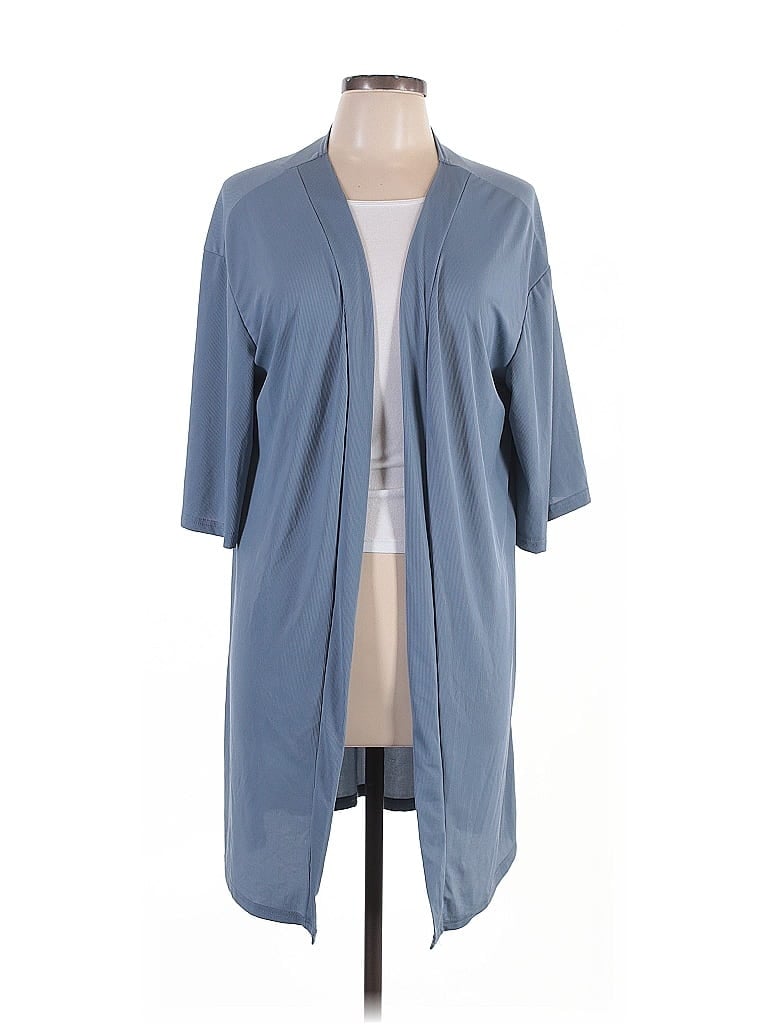 Pre-owned Unbranded Cardigan Sweater In Blue