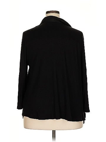Daisy Fuentes 3/4 Sleeve Button-Down Shirt (view 2)