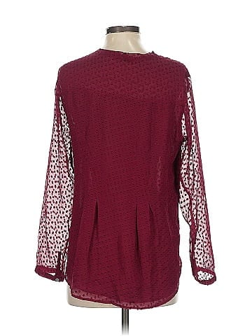 Meadow Rue Long Sleeve Silk Top (view 2)