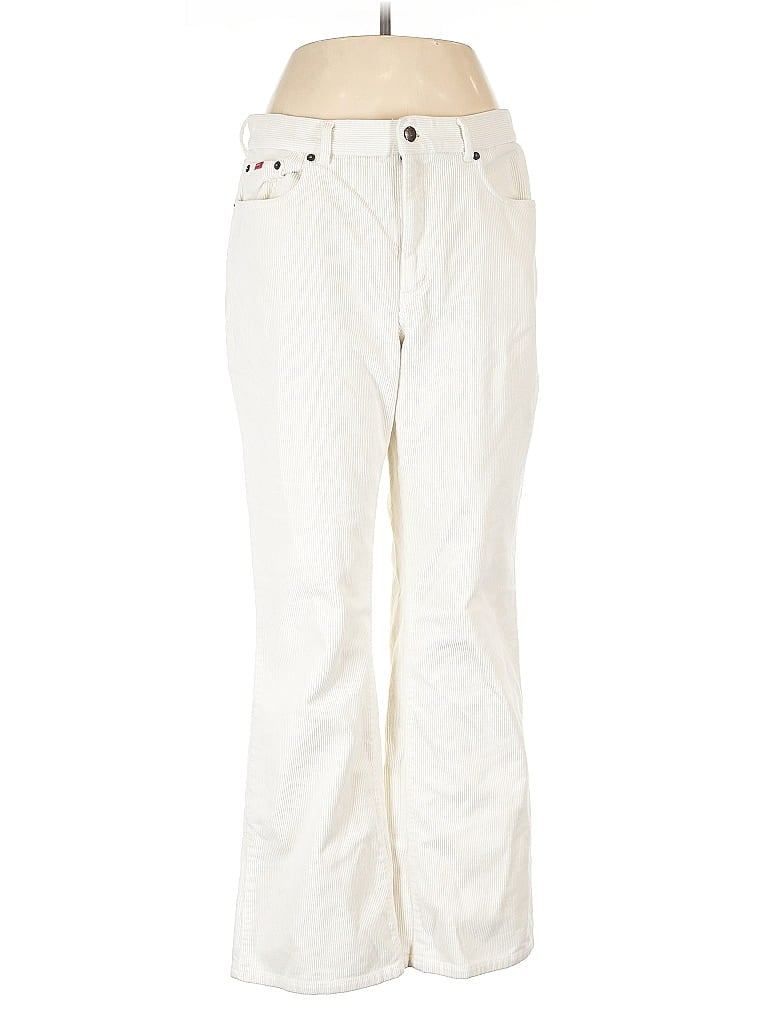 Pre-owned Chaps Casual Pants In White