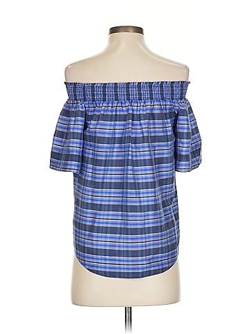 J.Crew Collection Short Sleeve Silk Top (view 2)