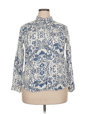 Big Dart 3/4 Sleeve Blouse (view 1)