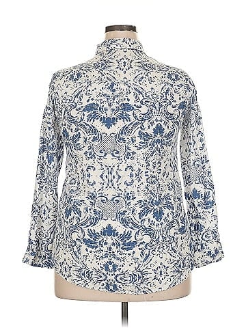 Big Dart 3/4 Sleeve Blouse (view 2)