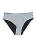 Unbranded Chevron-herringbone Blue White Swimsuit Bottoms Size M - photo 1