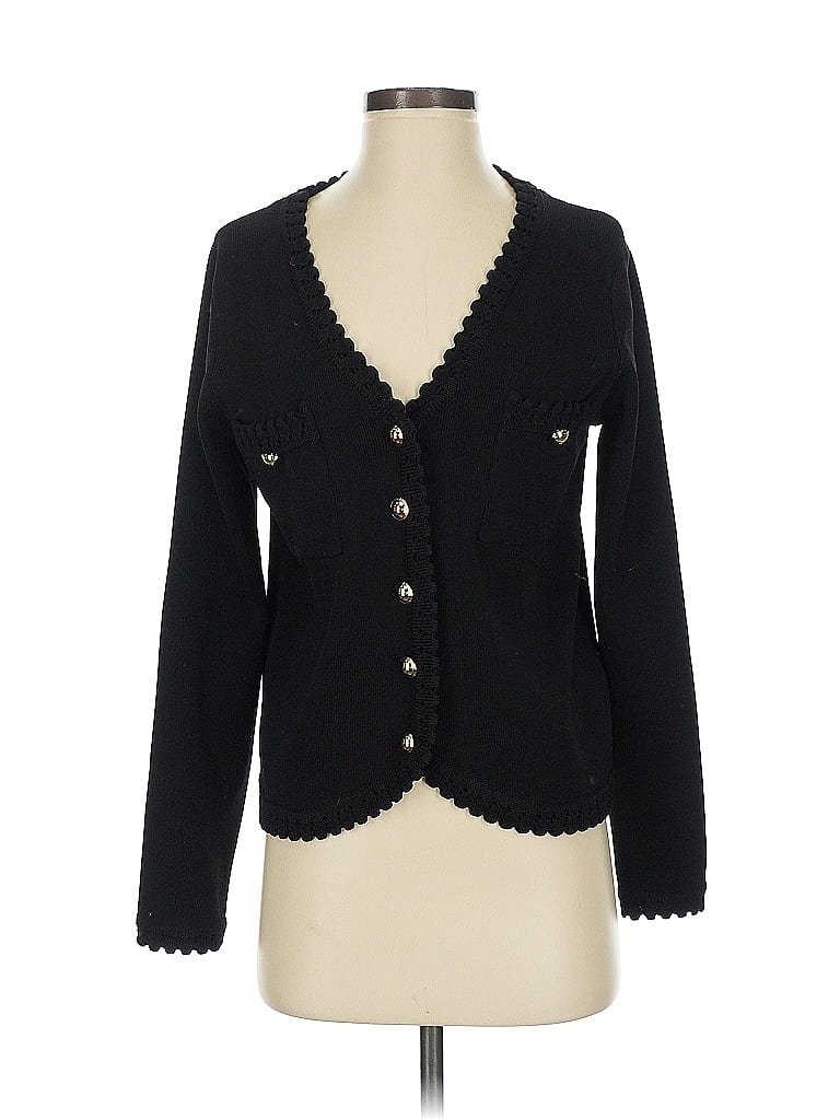 Lepore 100 Nylon Black Cardigan Size S 76 off ThredUp