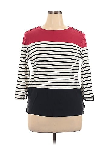 Karen Scott Sport 3/4 Sleeve Top (view 1)