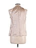 Worth Silver Tan Sleeveless Blouse Size 10 - photo 2