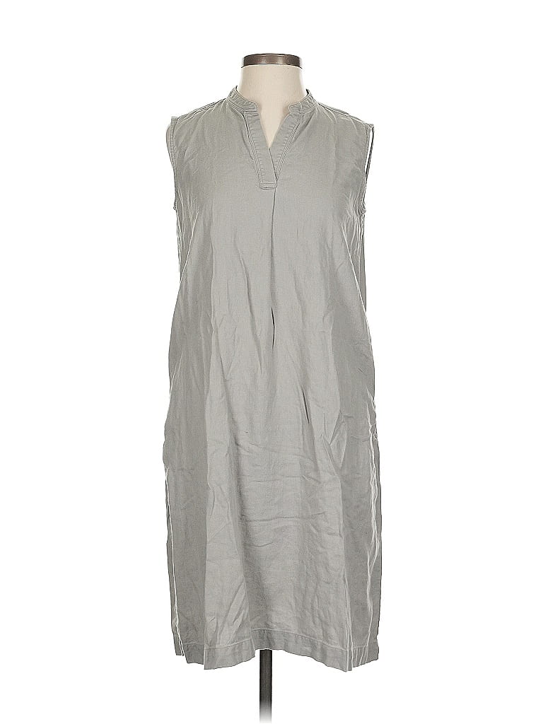 Pre-owned Uniqlo Casual Dress In Gray
