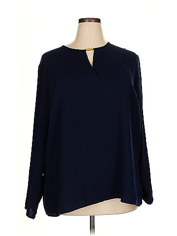 Tahari by ASL Long Sleeve Blouse (view 1)