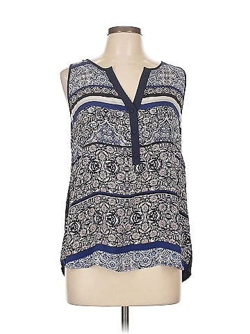 Greylin Sleeveless Silk Top (view 1)