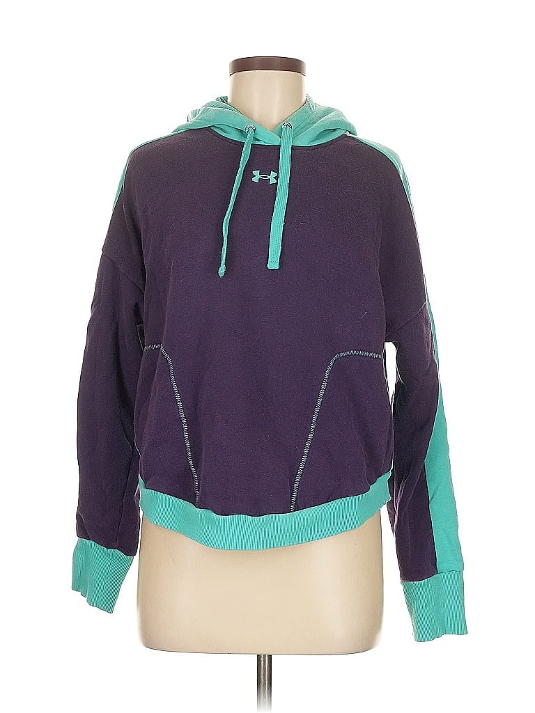 Click to view more detailed imagery on our partner's website Pre-owned Under Armour Pullover Hoodie In Purple