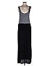 Lou & Grey Gray Black Casual Dress Size M - photo 1