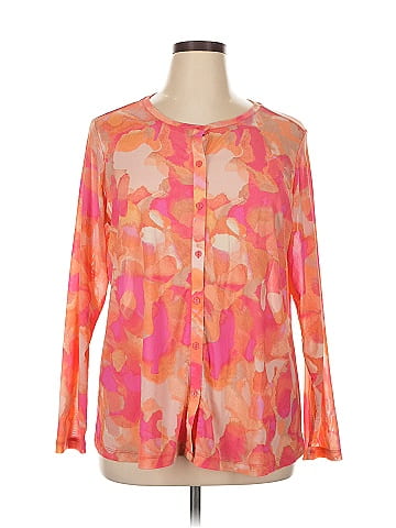 LOGO by Lori Goldstein Long Sleeve Blouse (view 1)