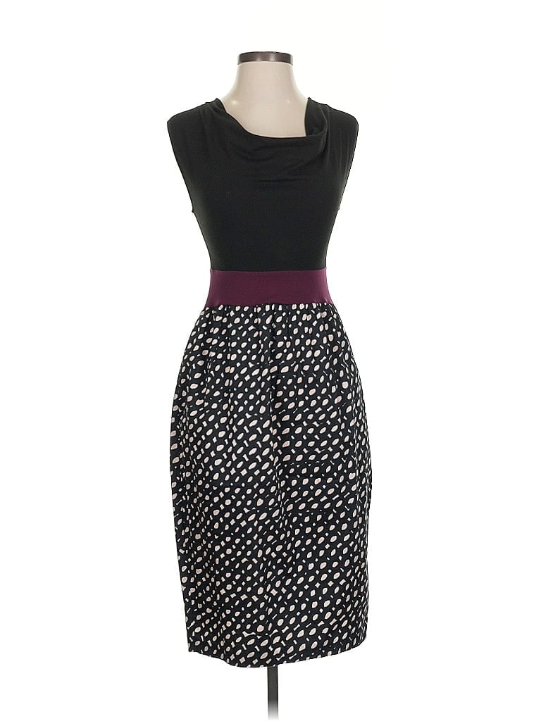 Kelly Lane Polka Dots Black Cocktail Dress Size S - photo 1