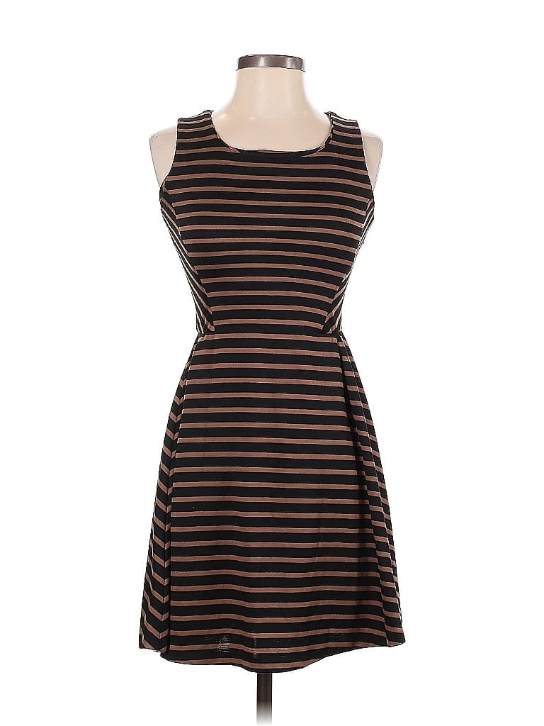 Pre-owned Bar Iii Casual Dress In Brown