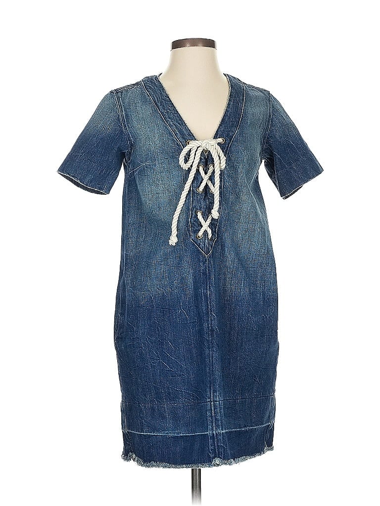 Click to view more detailed imagery on our partner's website Pre-owned Current Elliott Casual Dress In Blue