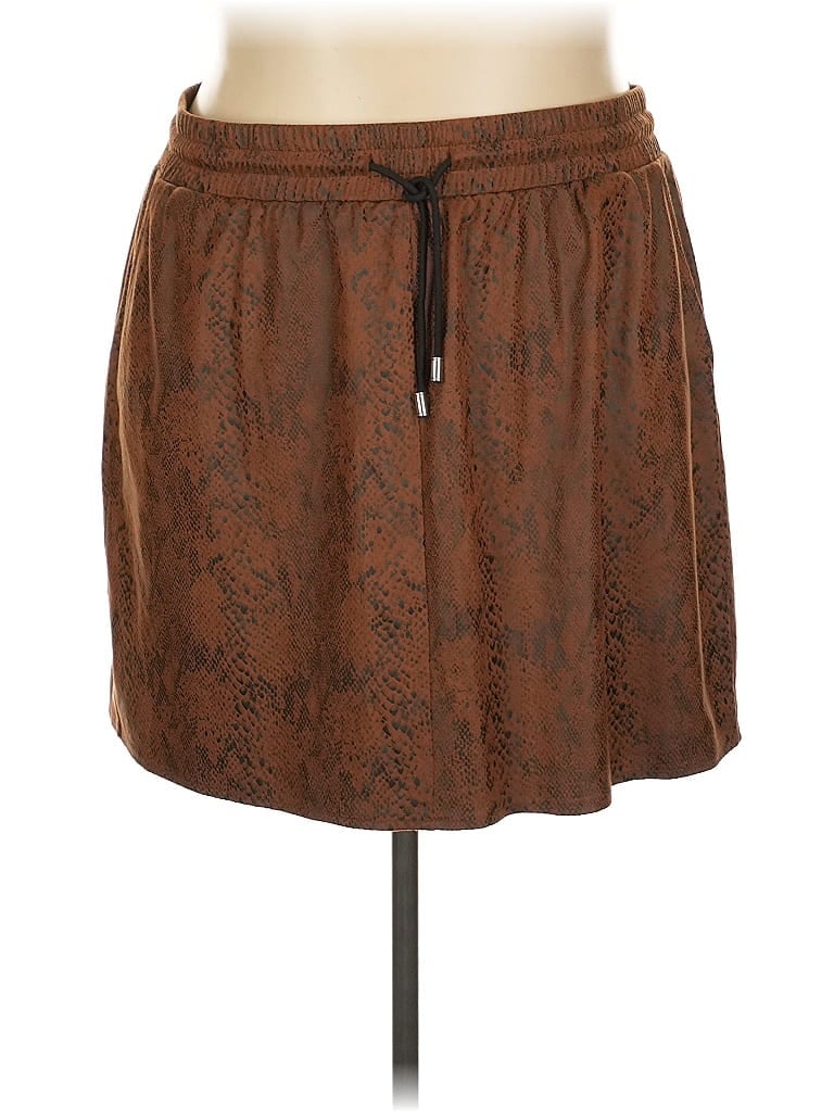 Pre-owned A Beautiful Soul Casual Skirt In Brown