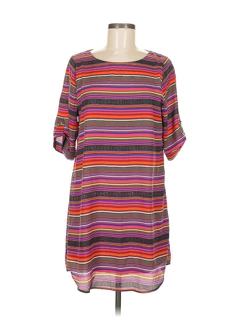 Pre-owned Blue Rain Casual Dress In Purple