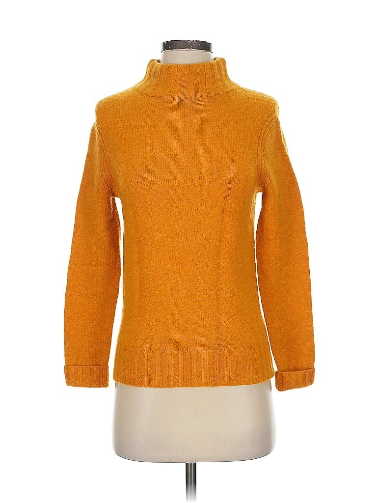 Pre-owned Point Sur Turtleneck Sweater In Orange