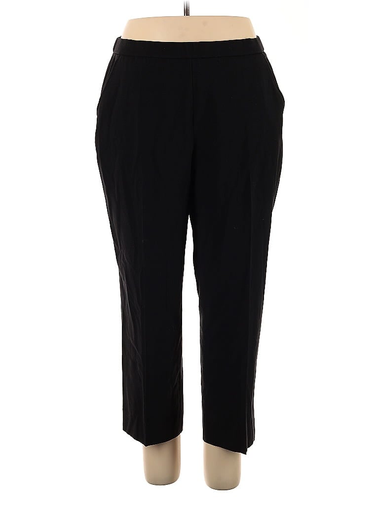 Pre-owned Dana Buchman Dress Pants In Black