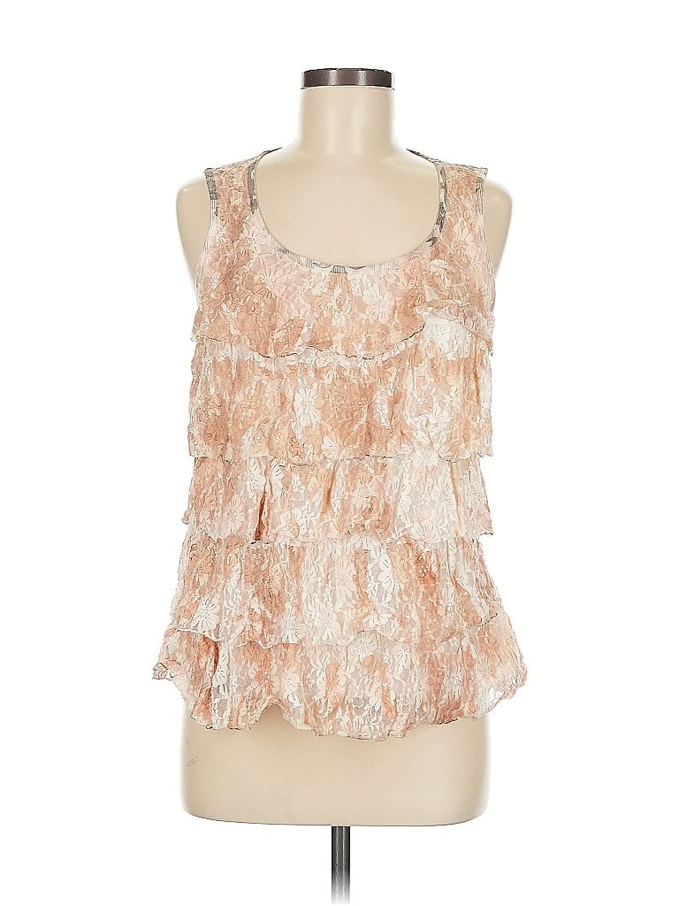 Pre-owned Chico's Sleeveless Blouse In Brown