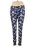 Amelia Rose Print Blue Leggings Size 1X (Tall & Curvy) - photo 1