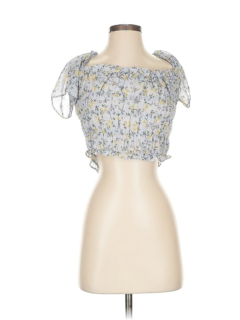 NASTY GAL INC. Pre-owned Sleeveless Blouse In Blue