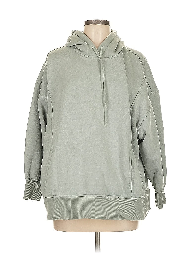 Pre-owned Assorted Brands Pullover Hoodie In Gray