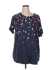 Woman Within Short Sleeve Blouse