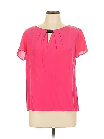Tahari by ASL Short Sleeve Silk Top (view 1)