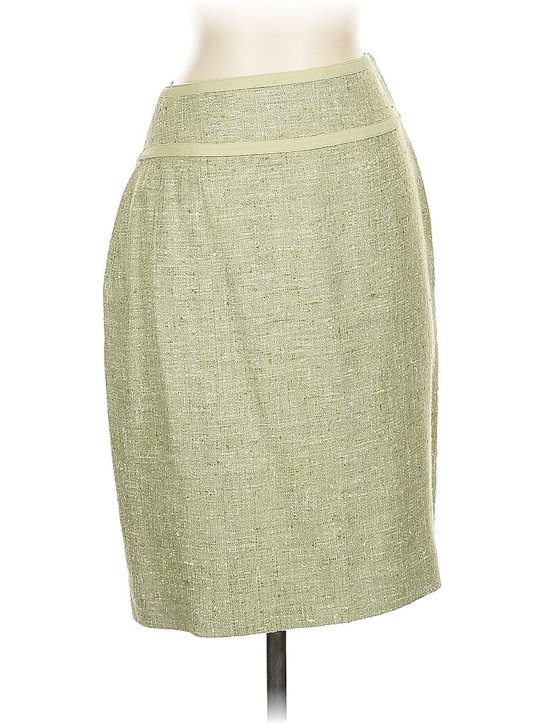 Click to view more detailed imagery on our partner's website Pre-owned Carlisle Silk Skirt In Green