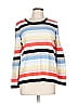 Barbour 100% Cotton Stripes Blue Ivory Pullover Sweater Size 10 - photo 1
