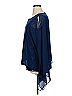 DG^2 by Diane Gilman 100% Polyester Blue Poncho Size XL - photo 5