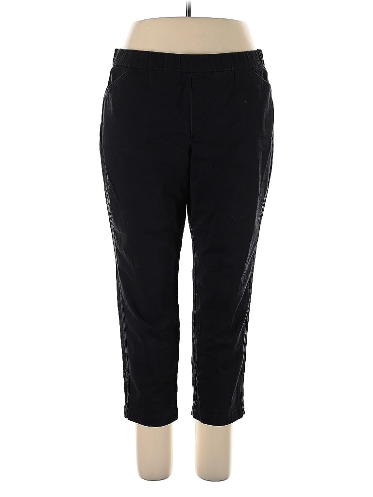 Click to view more detailed imagery on our partner's website Pre-owned Lands' End Casual Pants In Black