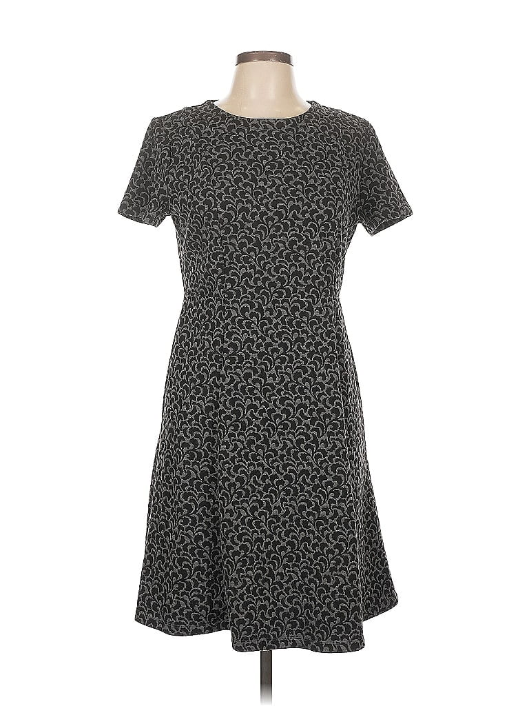 Pre-owned Ann Taylor Loft Casual Dress In Gray