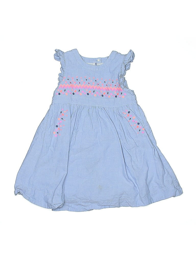 Pre-owned Nellystella Kids' Dress In Blue