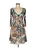 Ariella Paisley Brown Casual Dress Size 6 - photo 1