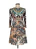 Ariella Paisley Brown Casual Dress Size 6 - photo 2