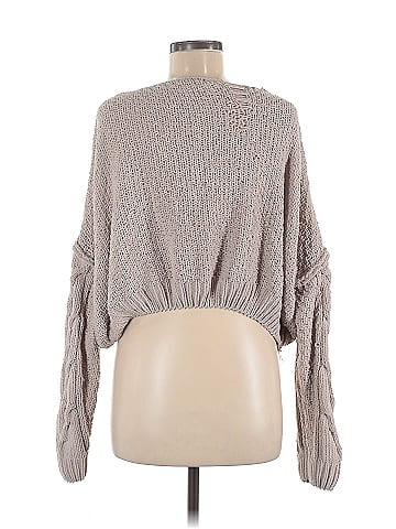Woven Heart Pullover Sweater (view 2)