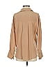 Back Label 100% Silk Tan 3/4 Sleeve Silk Top Size 00 - photo 2